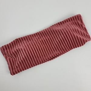 Zaful Dusty Rose Corduroy Bandeau Size Medium